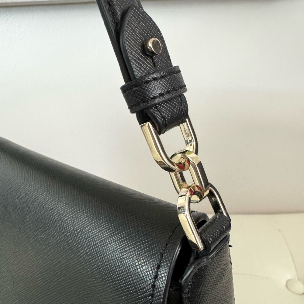 kate spade Black Leather Shoulder Bag with Gold Hardware - Picture 9 of 14